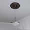 Ekena Millwork Baltimore PVC Medallion (Canopies up to 7 3/4"), 19"OD x 3 1/2"ID x 1"P, Metallic Rustic Mist CMP19BAERU - alternate 9